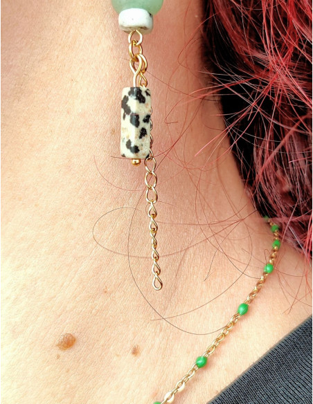 Boucles d'oreilles Dalmavert