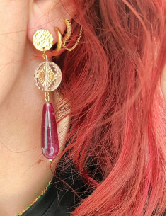 Boucles d'oreilles Rubéjade