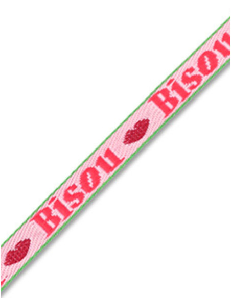 Bracelet ruban bisous - Kisselia