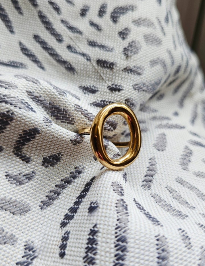 Bague Soléna en acier inoxydable | Naphea
