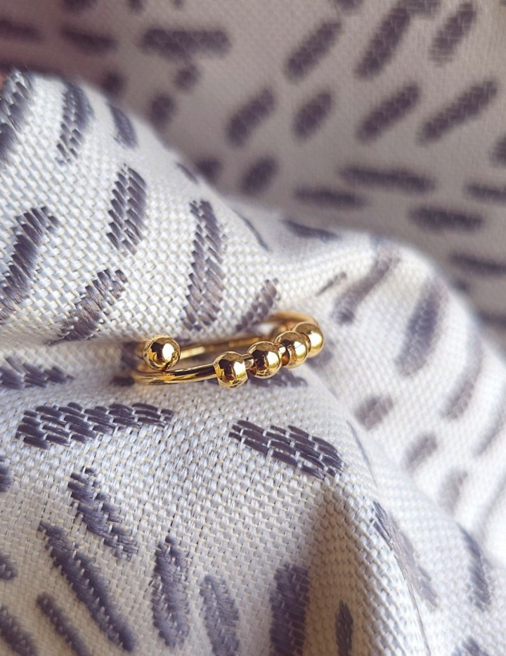 Bague Ondine en acier inoxydable | Naphea