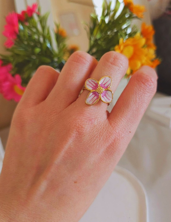 Bague Nyméa en acier inoxydable | Naphea