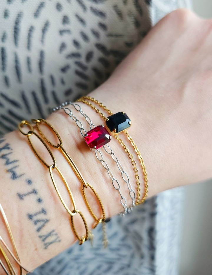 Bracelet Aurora en acier inoxydable | Naphea