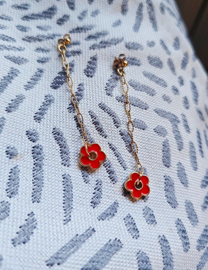 Boucles d'oreilles Liora en acier inoxydable | Naphea