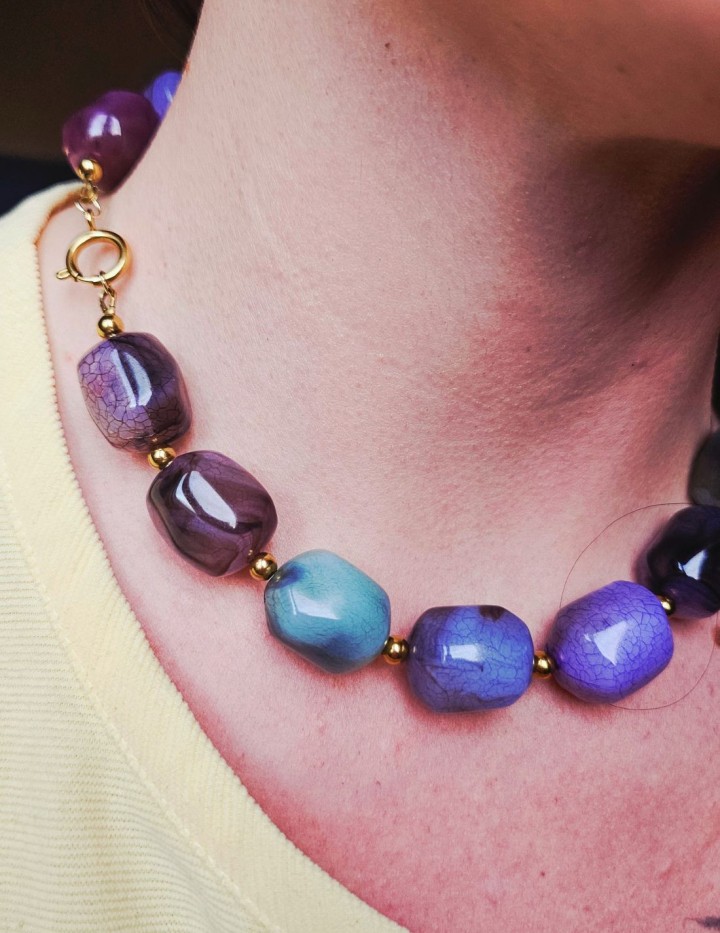 Collier Azélia en acier inoxydable | Naphea