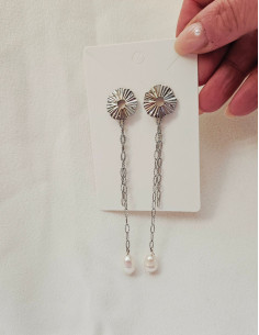 Evidence - boucles d'oreilles perles d'eau douce 2