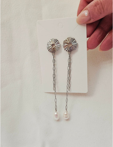 Evidence - boucles d'oreilles perles d'eau douce