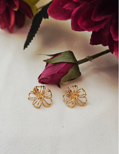 Élisa - boucle d'oreille florale
