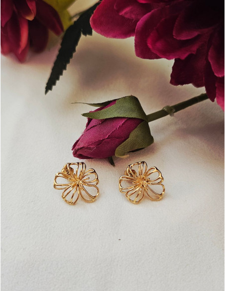 Élisa - boucle d'oreille florale