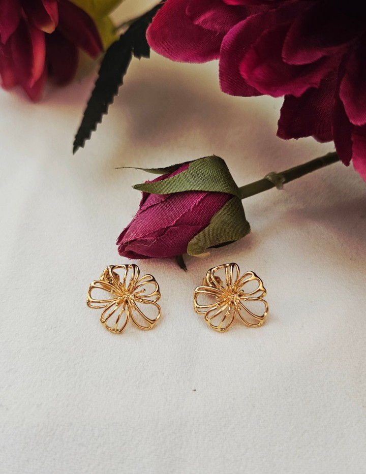 Élisa - boucle d'oreille florale