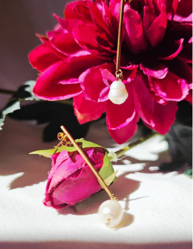 Diana - Boucle d'oreille naturelle