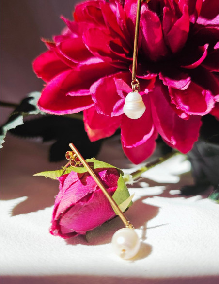 Diana - Boucle d'oreille naturelle