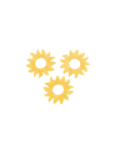 Pampille soleil - jaune nacrée