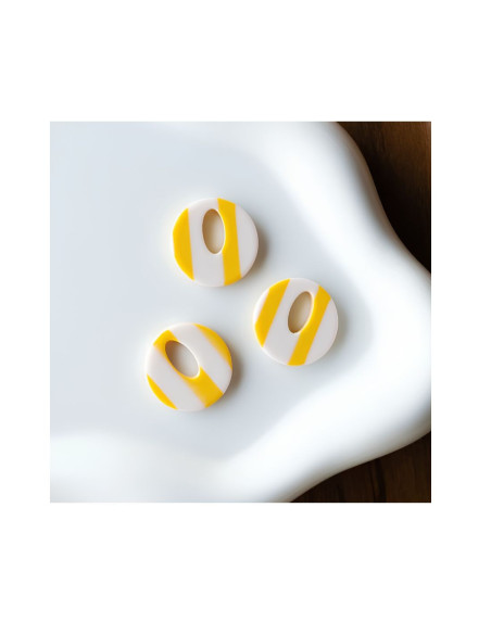 Pampille ronde - jaune