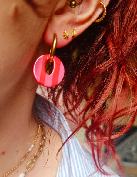 Pampille ronde - rosa