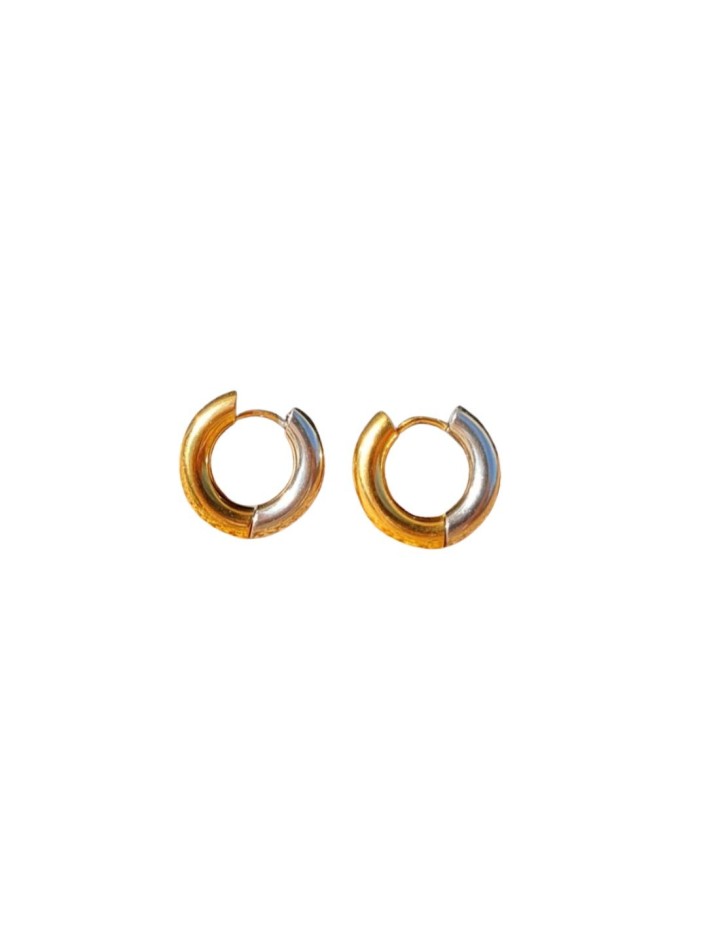 Boucles d'oreilles Sylea M en acier inoxydable | Naphea