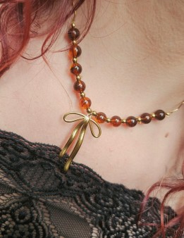 Collier Éloïse nœud en acier inoxydable | Naphéa