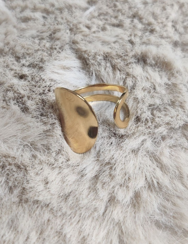 Bague Iris en acier inoxydable | Naphea
