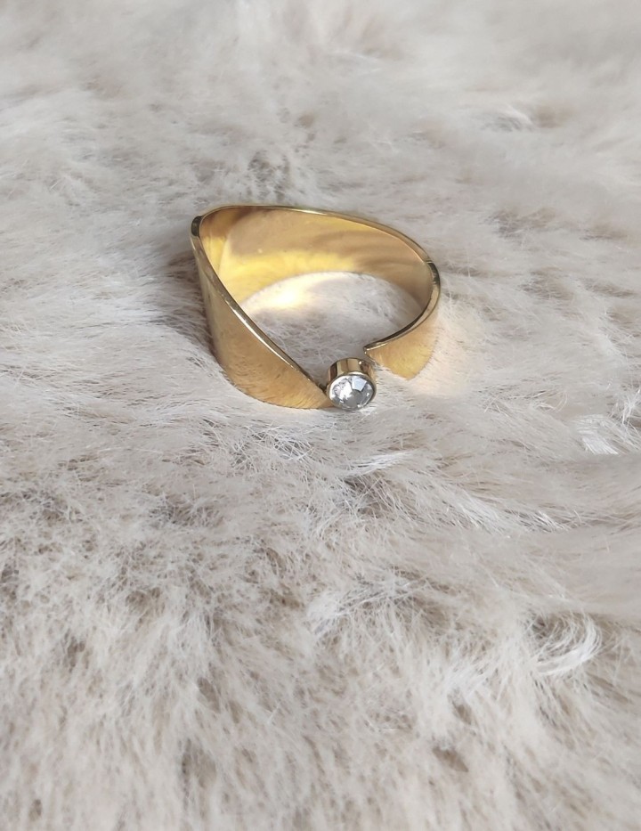Bague d'Erèbe en acier inoxydable | Naphea