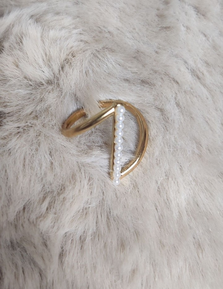 Bague Athèna en acier inoxydable | Naphea