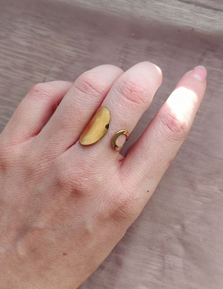 Bague Iris en acier inoxydable | Naphea