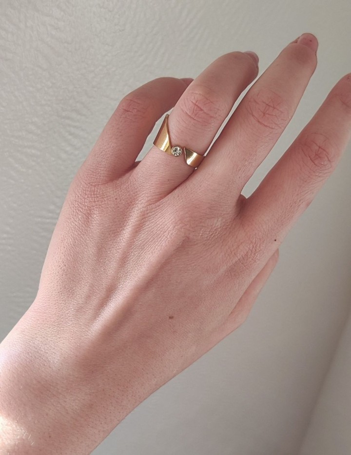 Bague d'Erèbe en acier inoxydable | Naphea