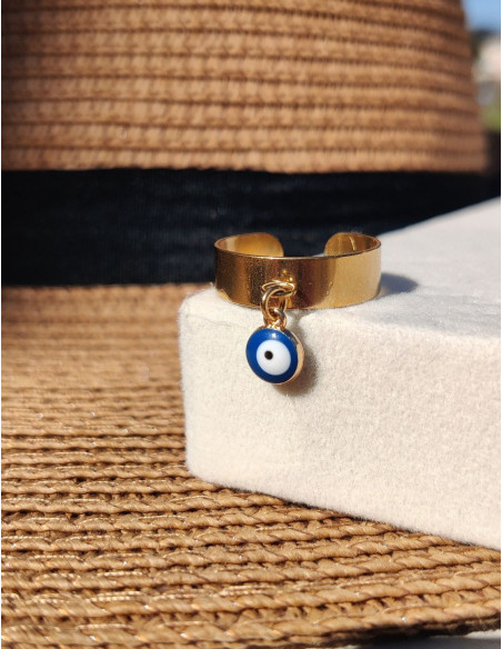 Bague breloque- lucky eyes