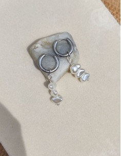 boucles d'oreilles créole perles 2