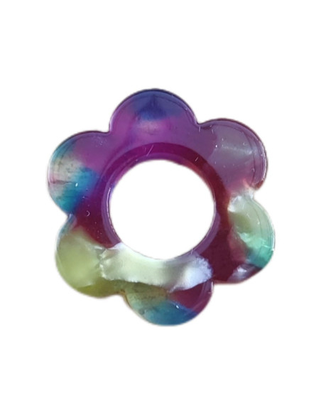 Pampilles fleur - écailles de tortue