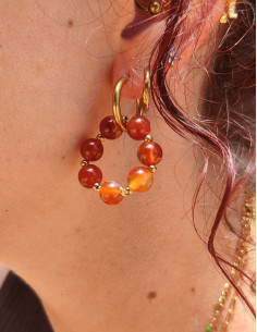 Pampilles - Agate rouge 2