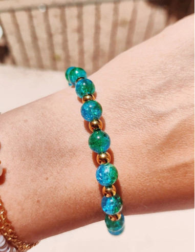 Bracelet pierre fine - Apatite - Jade