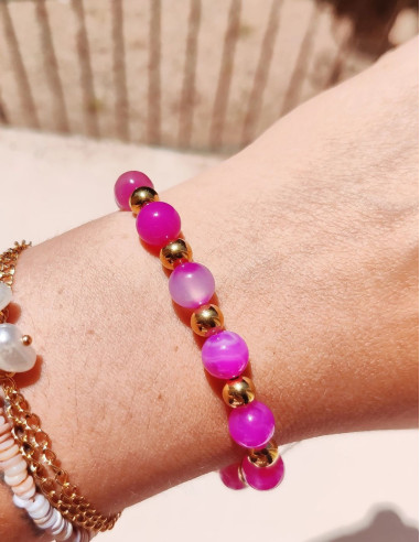 Bracelet pierre fine - Apatite - Jade