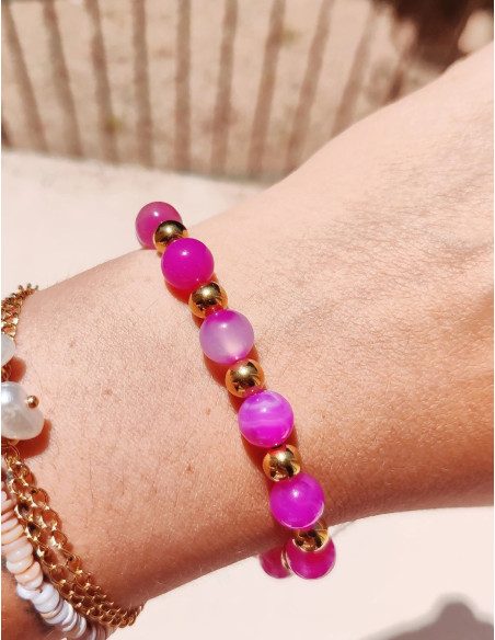 Bracelet pierre fine - Apatite - Jade