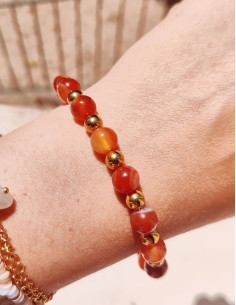 Bracelet pierre fine - Apatite - Jade 2