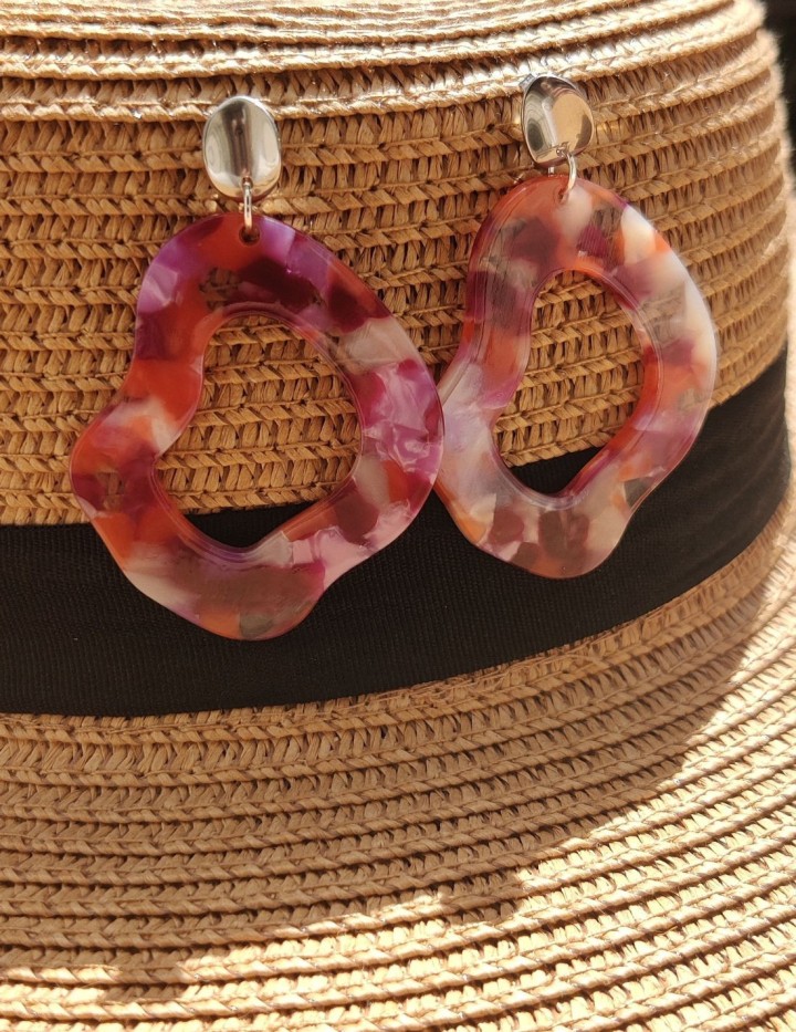 Boucles d'oreilles Freyja en acier inoxydable | Naphea