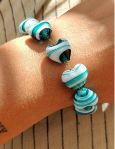Bracelet Elandra - verre de Murano