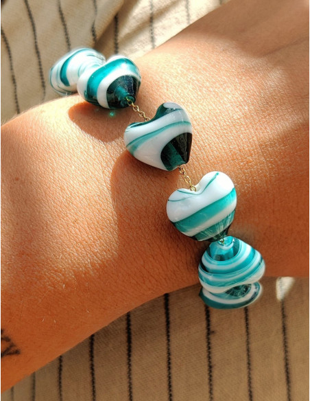 Bracelet Elandra - verre de Murano