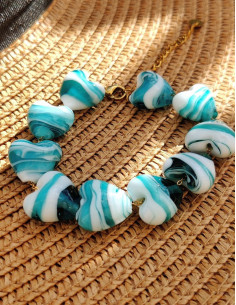 Bracelet Elandra - verre de Murano 2