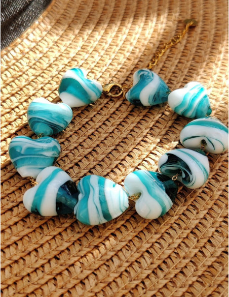 Bracelet Elandra - verre de Murano