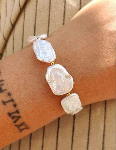 Bracelet Naia - perles d'eau douce
