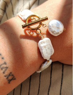 Bracelet Naia - perles d'eau douce