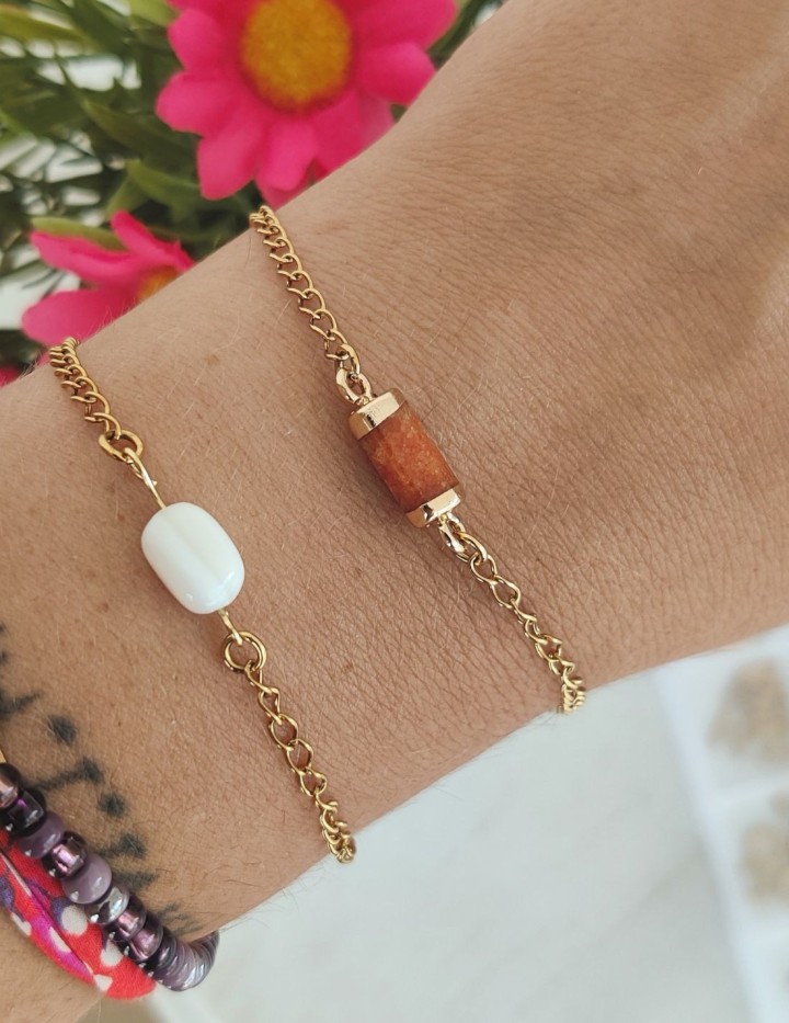 Bracelet Ambréa - Ambre