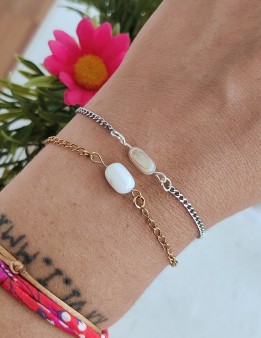 Bracelet Nérée - perle d'eau douce